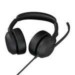 Jabra Evolve2 50 Headset Bedraad Hoofdband Kantoor/callcenter USB Type-C / USB Type-A Bluetooth Zwart
