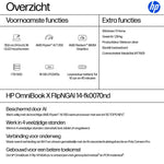HP OmniBook X FlipNGAI 14-fk0070nd NL Copilot+ PC AMD Ryzen AI 7 350 Hybride (2-in-1) 35,6 cm (14") Touchscreen 3K 16 GB LPDDR5x-SDRAM 1 TB SSD Wi-Fi 7 (802.11be) Windows 11 Home Zilver