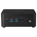 MSI Cubi NUC 1MG-003EU Intel Core 3 100U 8 GB DDR5-SDRAM 512 GB SSD Windows 11 Pro Mini PC Zwart