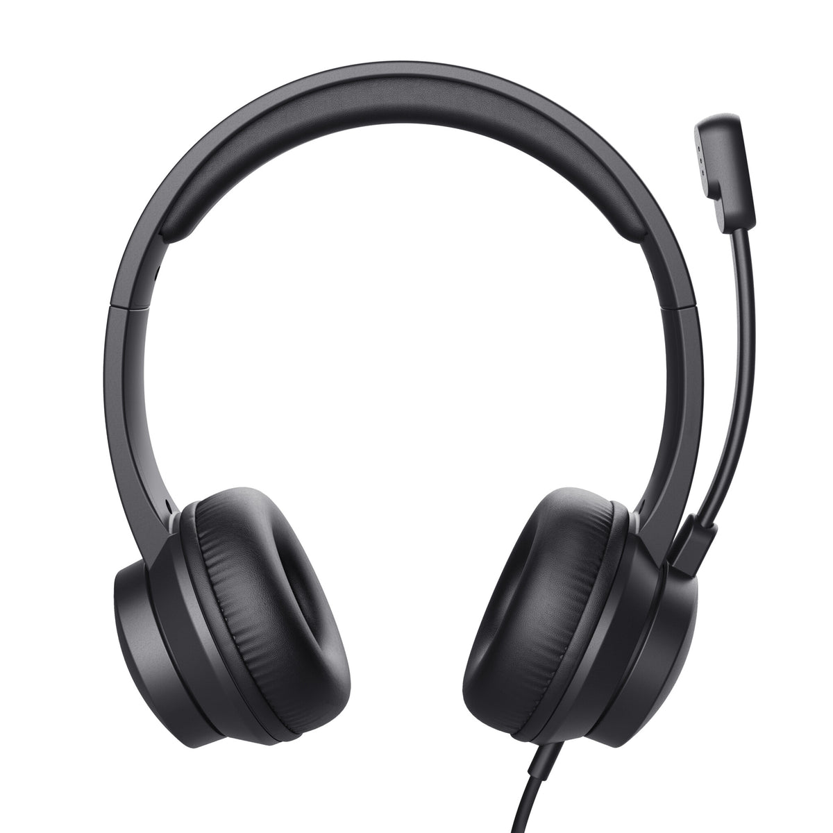 Trust Ayda USB Headset - USB-headset voor kantoor en gesprekken – Opklapbare microfoon – Volumeregeling in kabel – Zwart