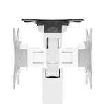 Neomounts DS70-250WH1 Monitorarm 17-35" - gasveer - Topfix - 180°-stop