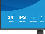 iiyama ProLite XB2493HSU-B1 computer monitor 60,5 cm (23.8") 1920 x 1080 Pixels Full HD LED Zwart