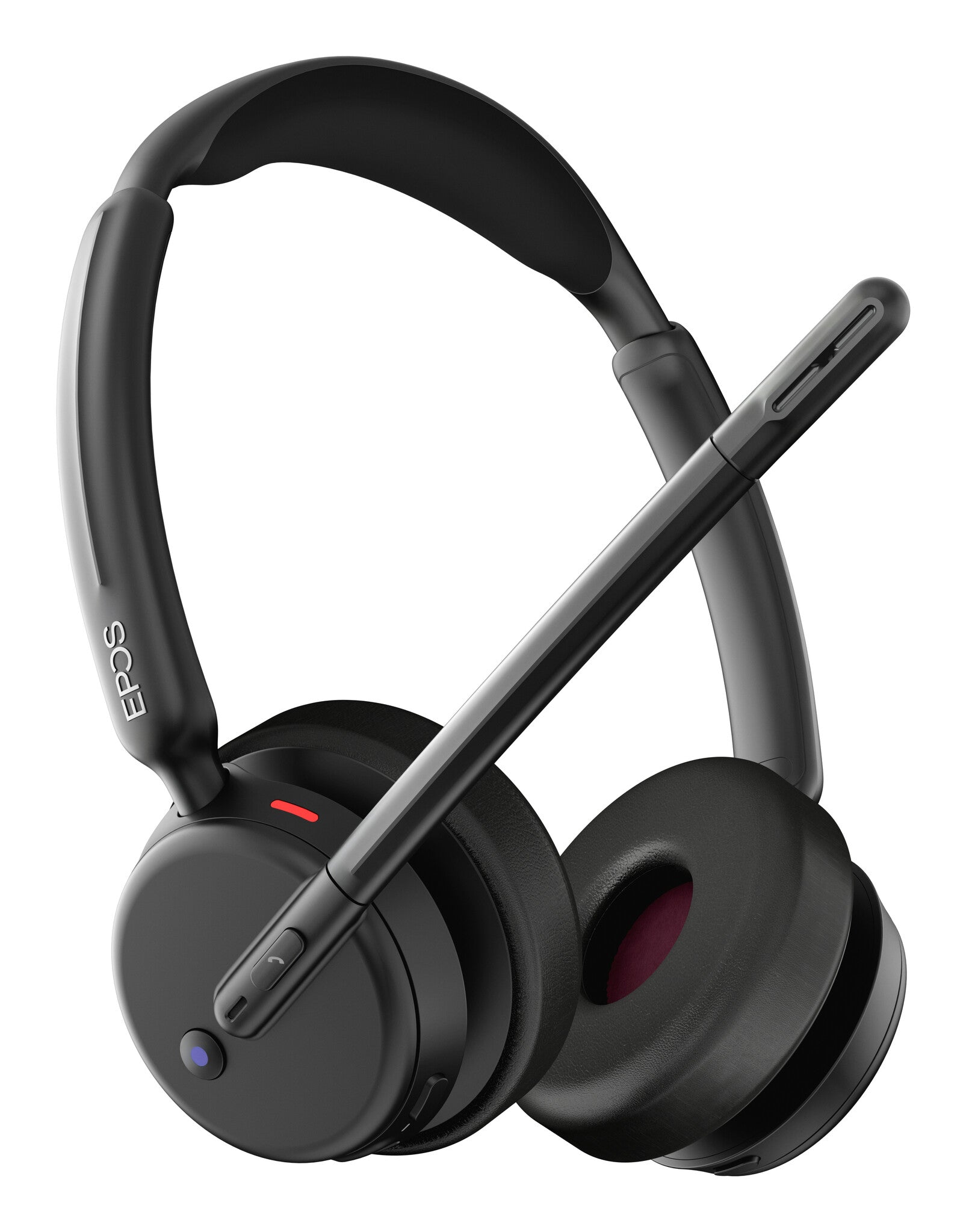 EPOS 1001490 hoofdtelefoon/headset Bedraad en draadloos Hoofdband Kantoor/callcenter USB Type-C Bluetooth Zwart