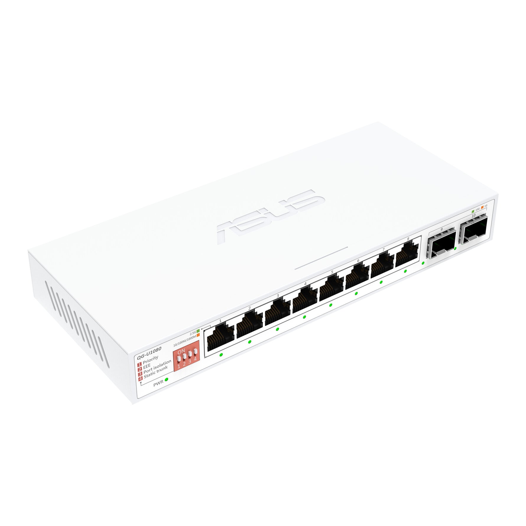 ASUS QG-U1080 Unmanaged 2.5G Ethernet (100/1000/2500) Wit
