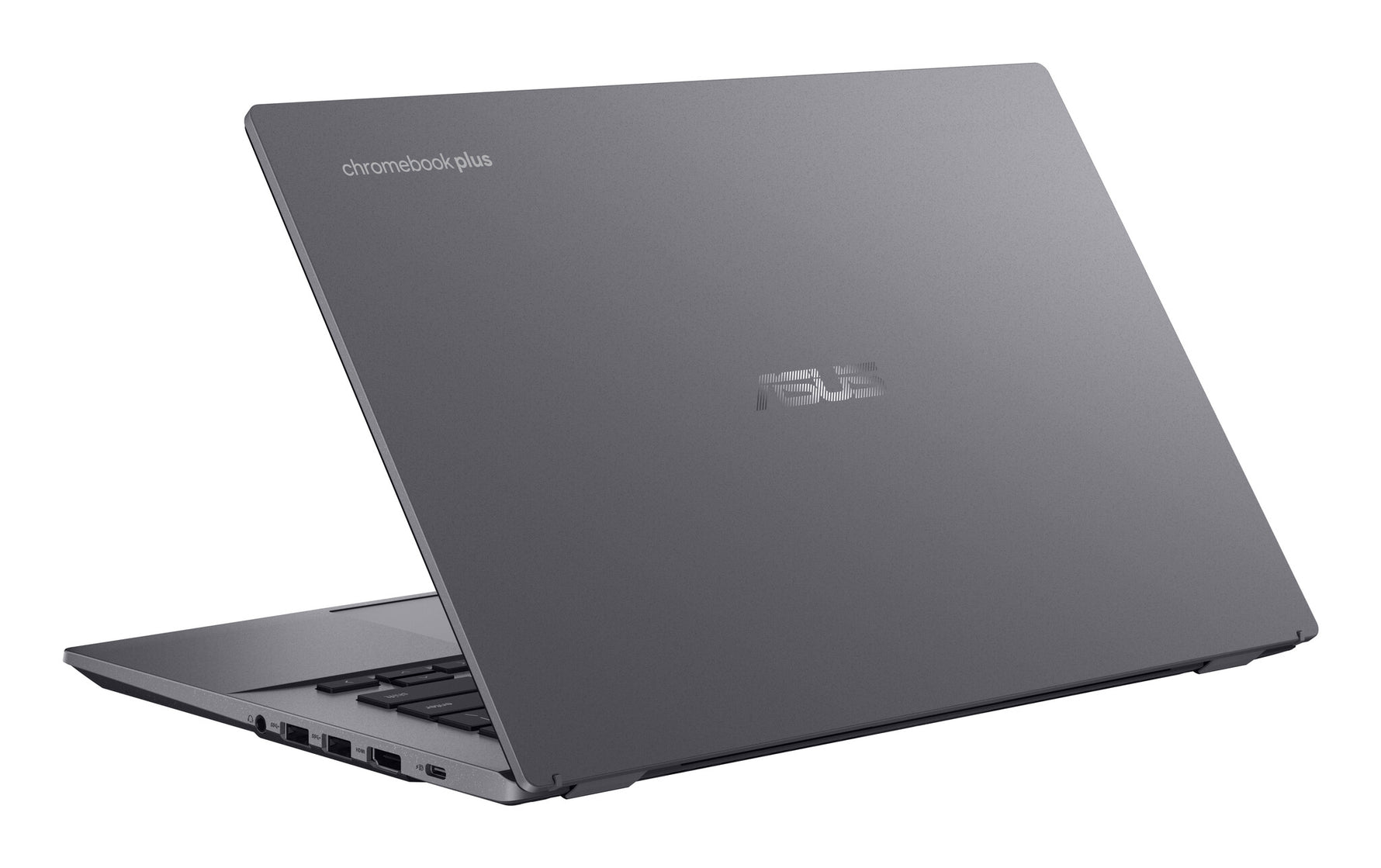 ASUS Chromebook Plus CX34 CB3402CVA-MW1326 Intel Core 3 100U 35,6 cm (14") Touchscreen Full HD 8 GB LPDDR5x-SDRAM 128 GB UFS Wi-Fi 6E (802.11ax) ChromeOS Grijs AZERTY Belgisch