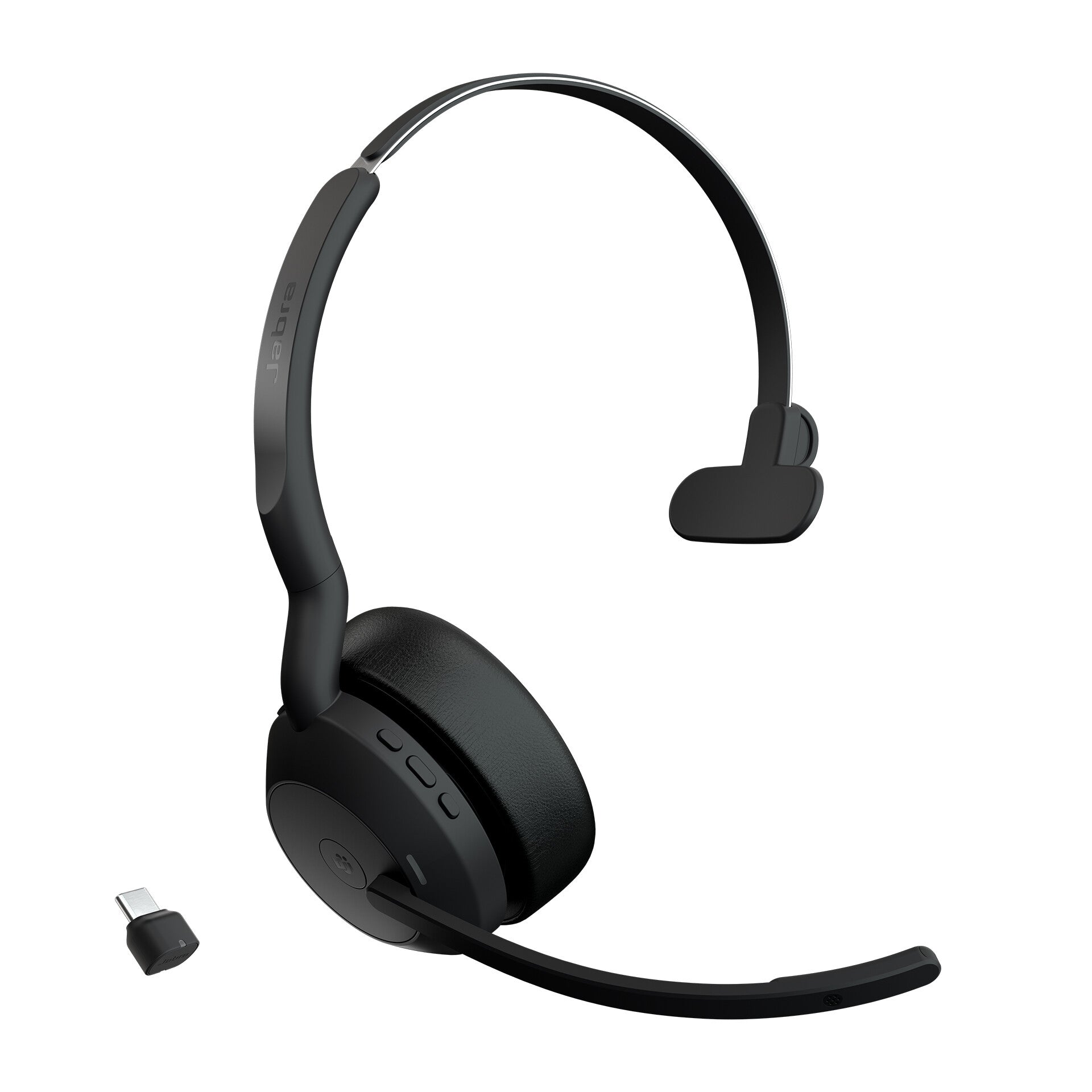 Jabra Evolve2 55 Headset Draadloos Hoofdband Kantoor/Callcenter USB Type-C Bluetooth Oplaadhouder