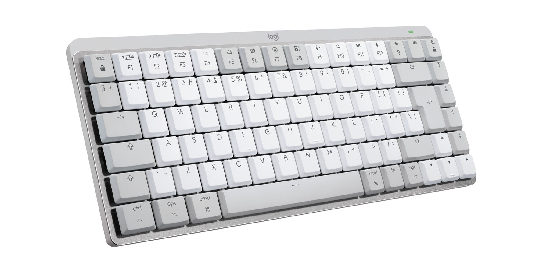 Logitech MX Mech Mac Mini Wless KBD PaleGrey US