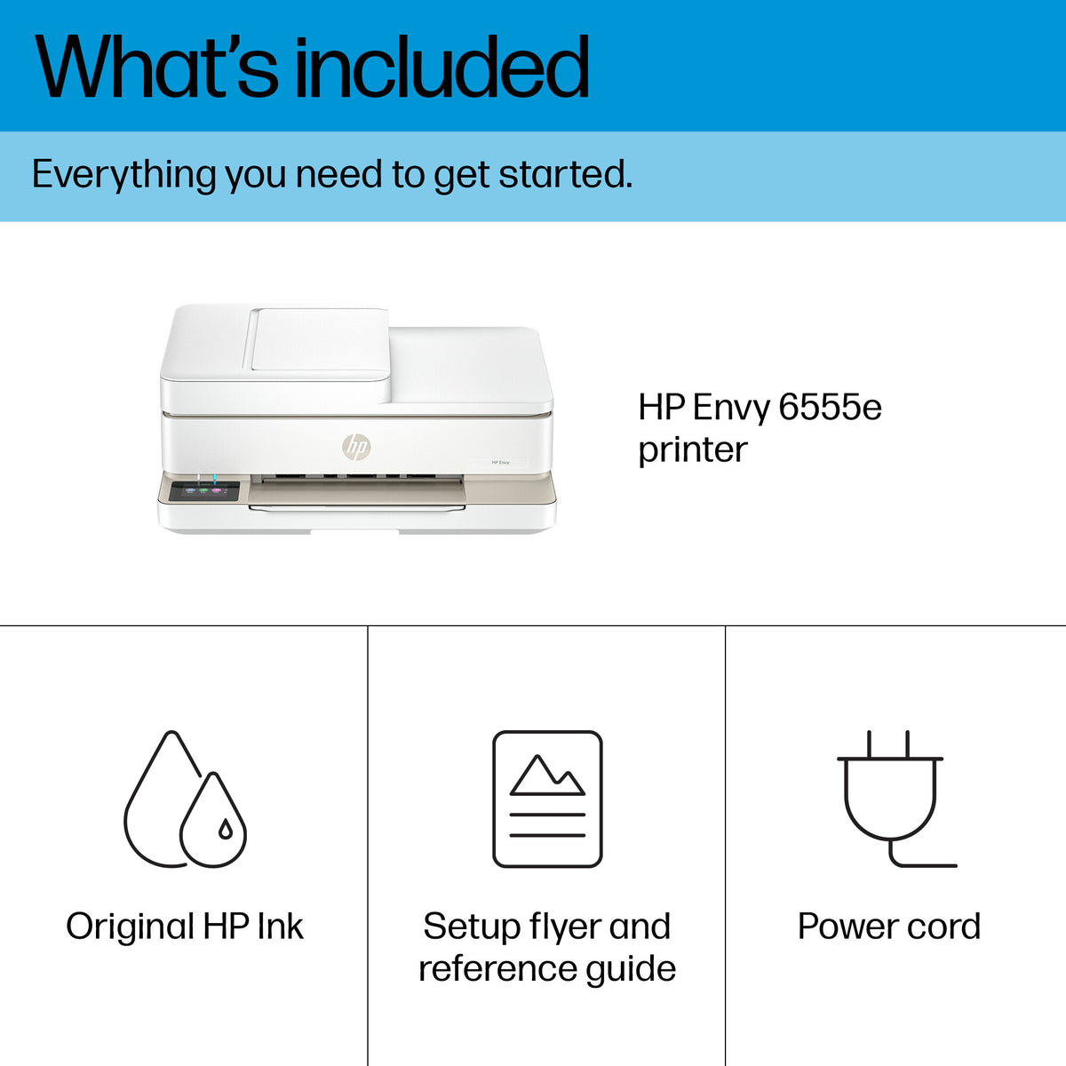 HP Envy 6530 Draadloos All-in-One Kleur Printer, Foto's printen; Kopieerapparaat, Scanner