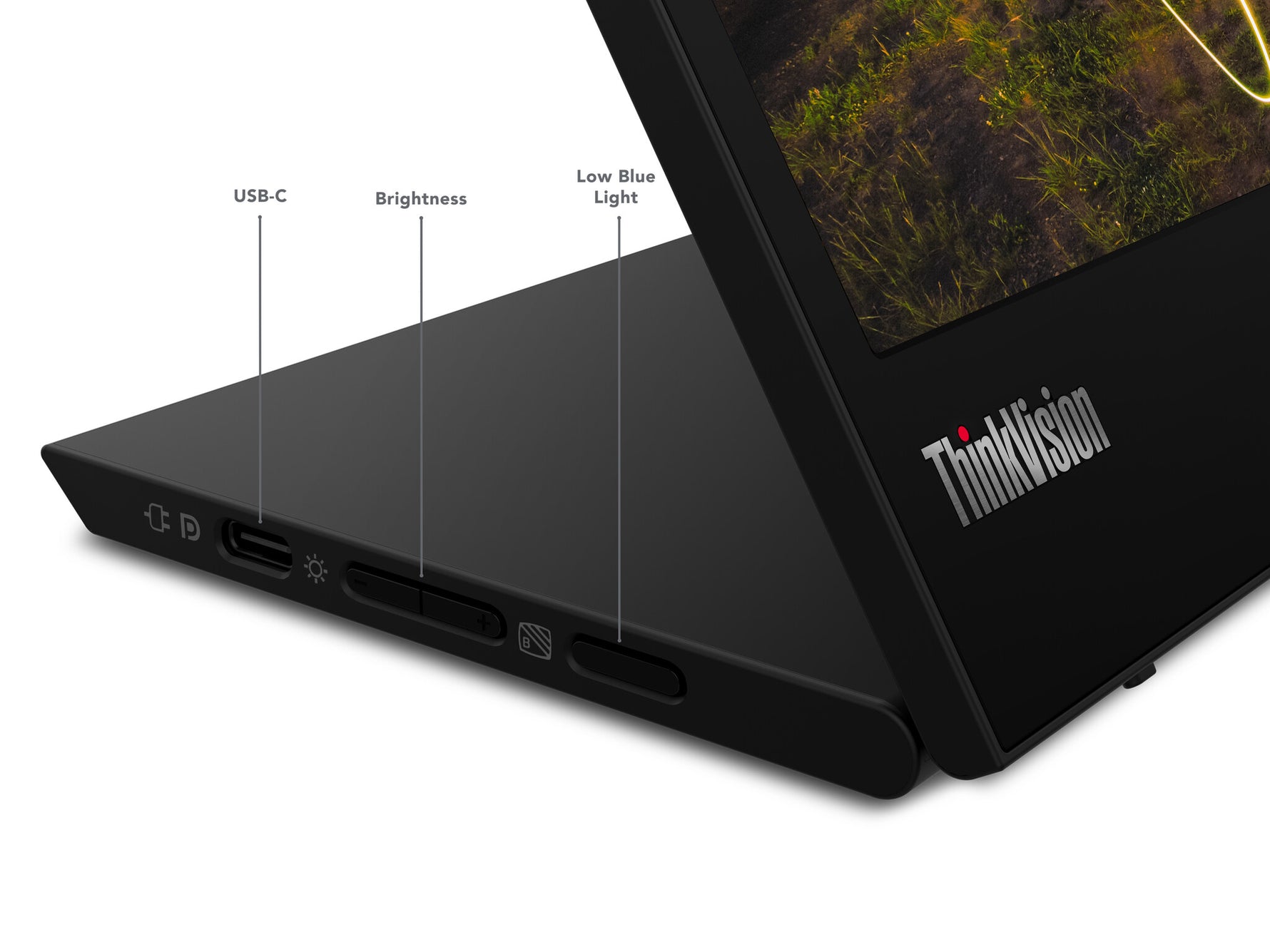 Lenovo ThinkVision M15 LED display 39,6 cm (15.6") 1920 x 1080 Pixels Full HD Zwart