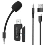 Oniverse Polaris Headset Bedraad en draadloos Hoofdband Gamen USB Type-C / USB Type-A Bluetooth Zwart