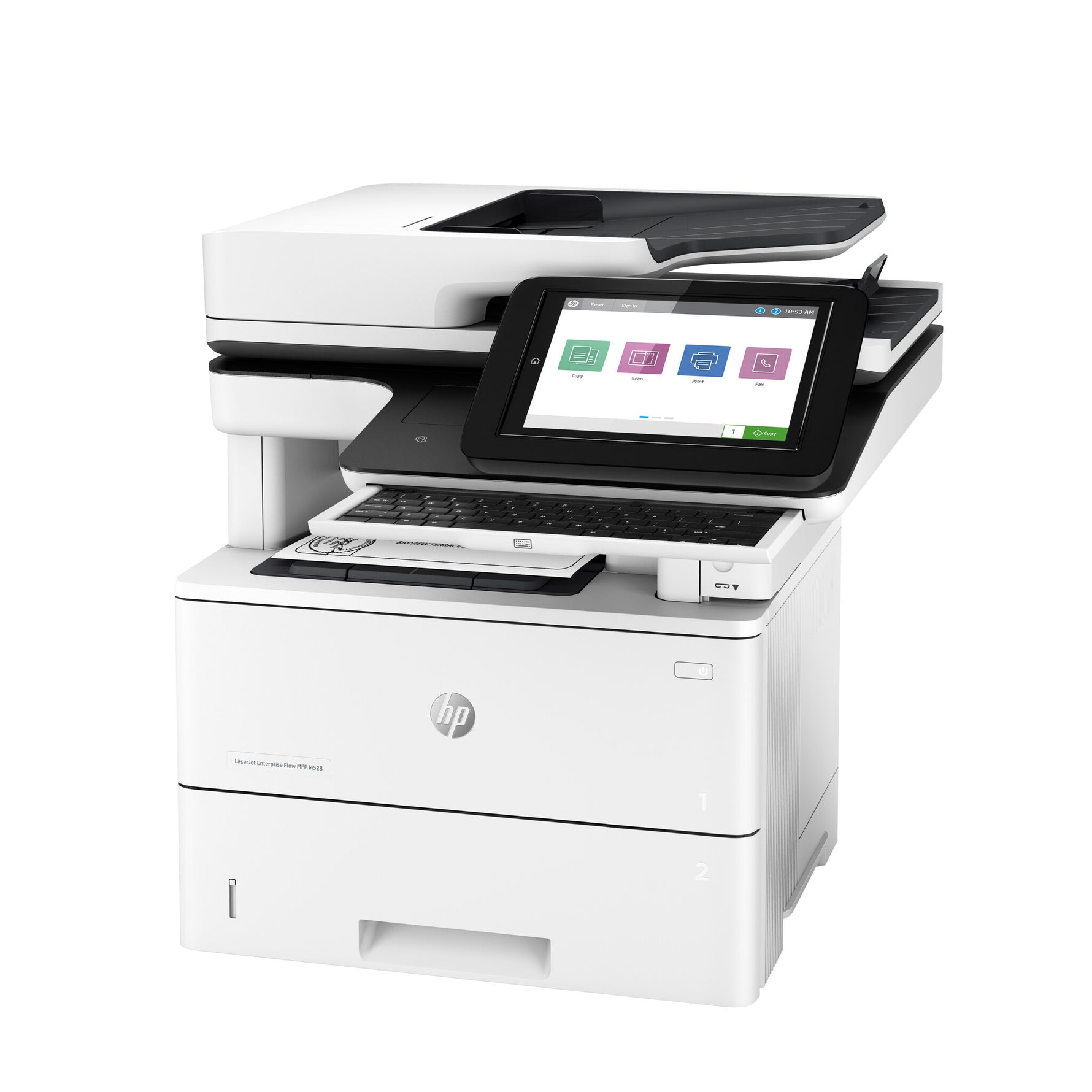 HP LaserJet Enterprise Flow LaserJet Enterprise M528z Draadloos Multifunction Zwart-wit Printer, Kopieerapparaat, scanner; dubbelzijdig