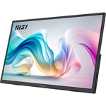 MSI PRO MP165 E6 Draagbare televisie en monitoor Draagbare monitor Zwart 39,6 cm (15.6") LED 1920 x 1080 Pixels